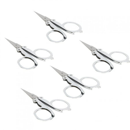 product size Student Scissors-5pcs Paper Cutting Scissors Office Stationery 